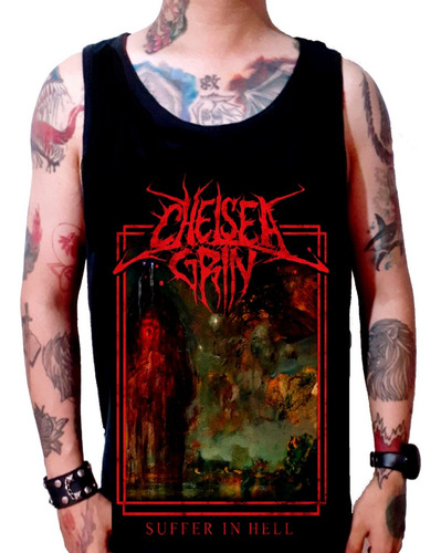 Playera Chelsea Grin Brutal Deathcore Metal Band Suffer 4