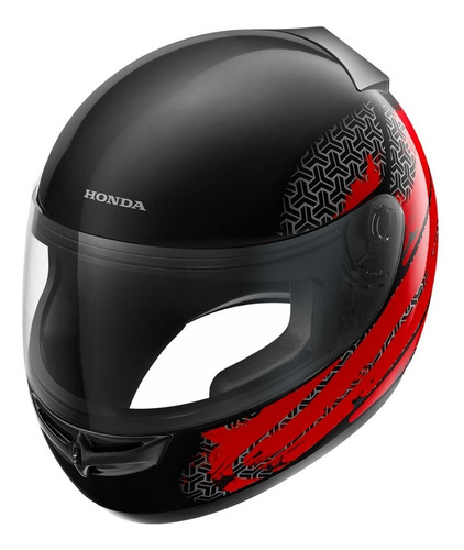 Capacete Honda Fechado Hfs Dreamer Preto/vermelho
