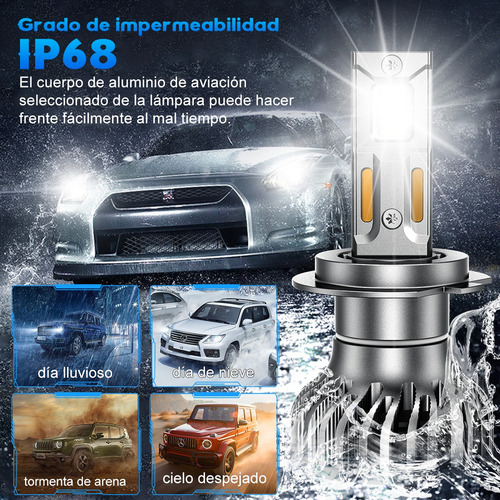 Par Kit De Faros Led H7 H11 9005 9006 Canbus Csp Auto 220w