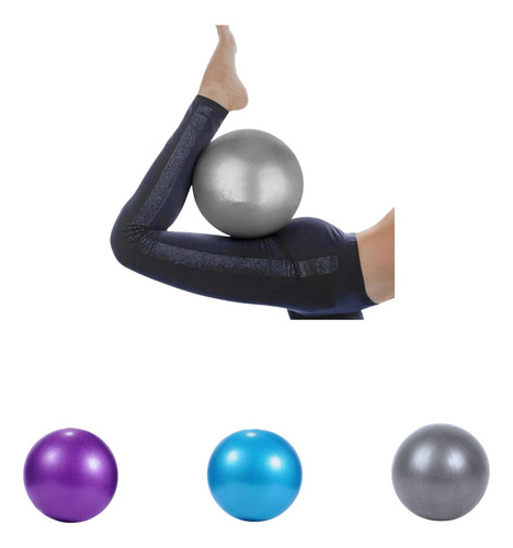 Bola Pilates Suiça Yoga 25cm Ginástica Abdominal Academia Cor Roxo