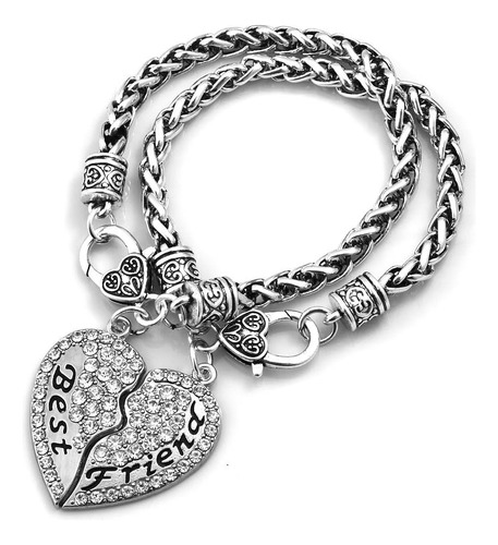 Shinyjewelry Best Friend Love Heart Juego De Pulseras De La 