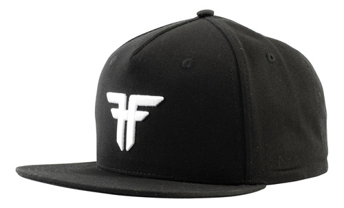 Gorra Plana Fallen Trademark Regulable Hombre Negra Snapback