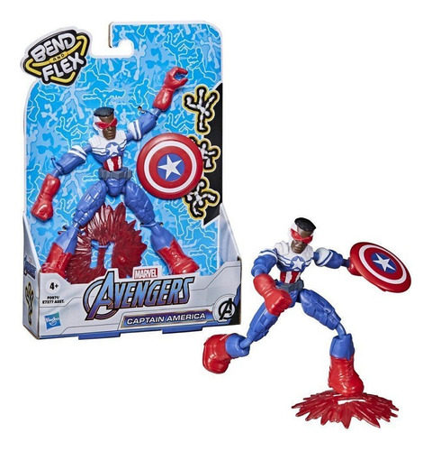 Muñecos Articulados Ben Flex De Marvel Avengers 17cm   