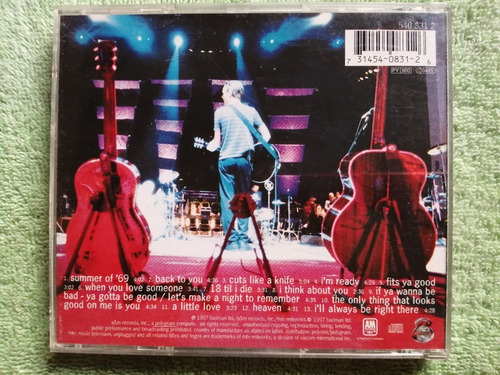 Eam Cd Bryan Adams Mtv Unplugged 1997 Hammerstein New York