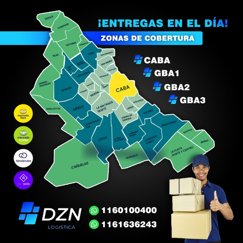 Logistica Flex Mensajeria Ecomerce Todas Las Zonas Factura A