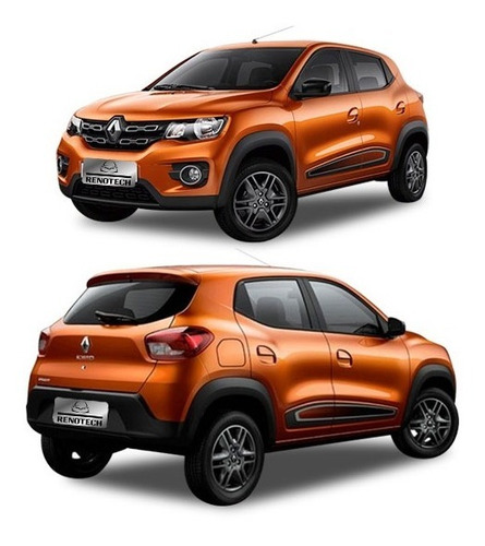 Imagem 5 de 10 de Kit Capa Retrovisor Direito E Esquerdo Kwid 2016 963731321r