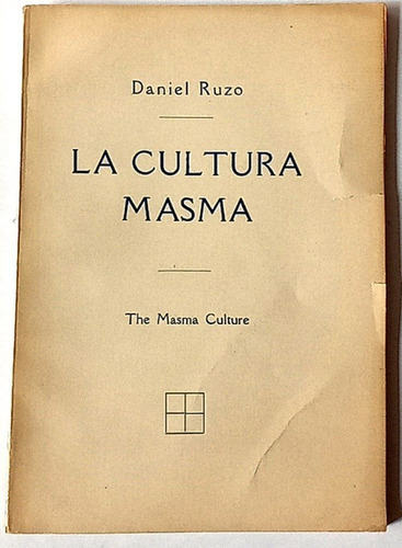 Cultura Masma Peru Incas Ruzo 1954