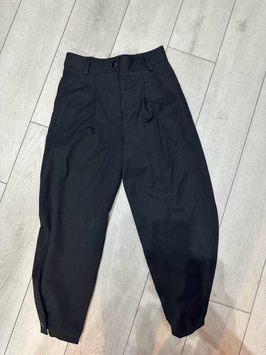 Pantalón Sastrero Zara Negro Talle Xs