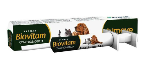 Biovitam Probiotico Imeve Suplemento Vitamínico P Gatos Cães