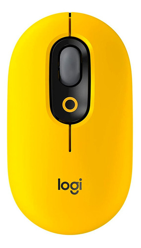 Mouse Logitech Pop Inalambrico Bluetooth/usb Amarillo