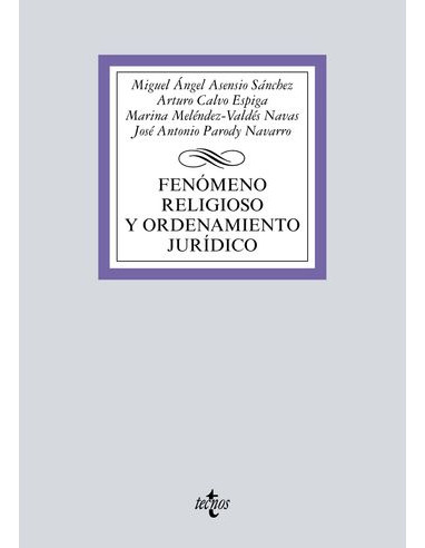 Libro Fenomeno Religioso Y Ordenamiento Juridico