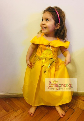 Imagen 3 de 3 de Disfraz Economico De Bella Infantil X 1