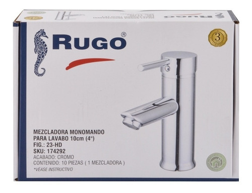 Llave Mezcladora Monomando Metal