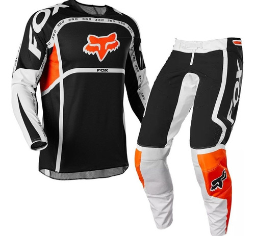 Conjunto Equipo Adulto 360 Divide Negro Motocross Atv Fox