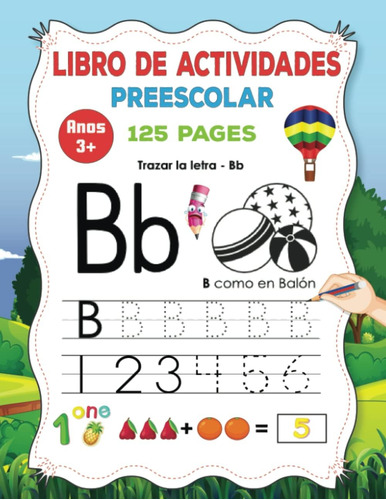 Libro: Libro De Actividades Preescolar Ninos 3-6 Años: Apren