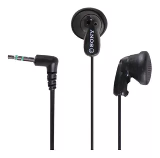 Fone De Ouvido Estéreo Sony In-ear Original Conector P2 Em L Cor Preto