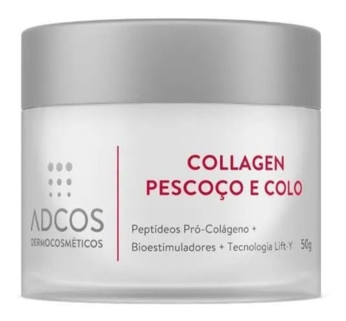 Collagen Colo E Pescoço Adcos 50g Reduz Rugas, + Firmeza Tipo De Pele Normal
