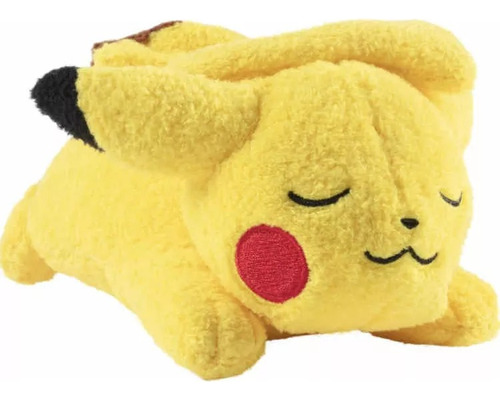 Peluche Pokémon Sleeping Pikachu Jazwares De 6.5 PuLG.