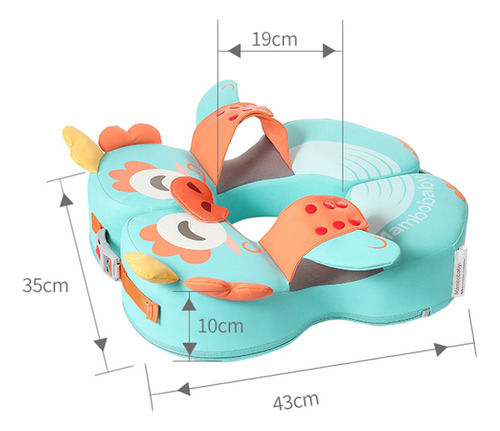 Flotador De Natación Para Bebés Mambobaby, No Inflable, Impe