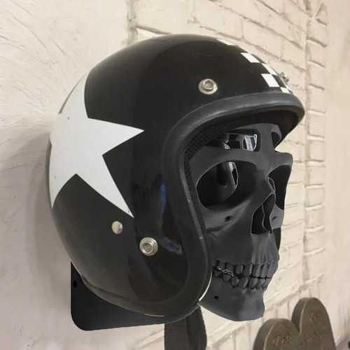 Para . Soporte Para Casco Con Forma De Calavera En 3d,