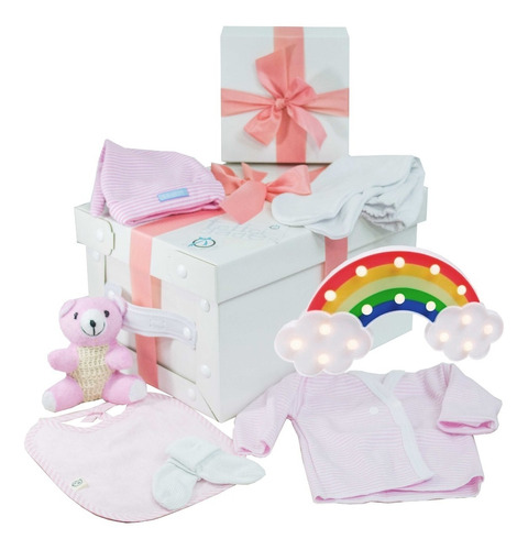 Set De Nacimiento Bebés Regalo Giftbox Ajuar Ropa Esponja