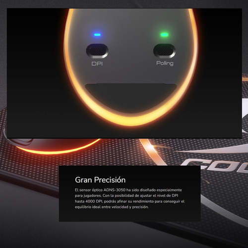Imagen 9 de 10 de Mouse Gamer Cougar Combo Minos Xc 4000 Dpi+ Pad Speed Xc