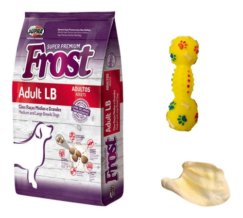 Imagen 1 de 2 de Frost Adulto Lb 17 Kg + Juguete + Oreja + Envío Gratis!
