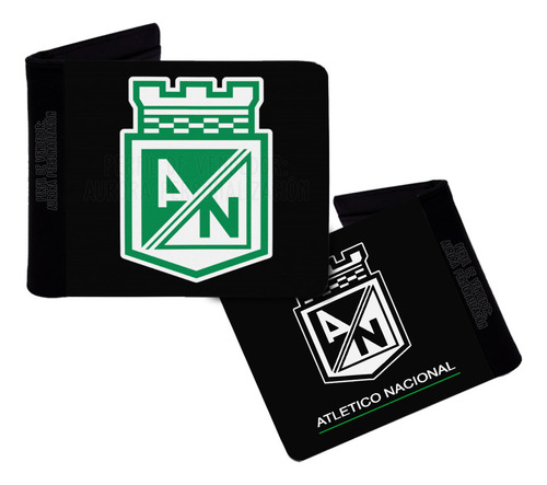 Billetera Cuero Sintetico Atletico Nacional Equipo Futbol 02