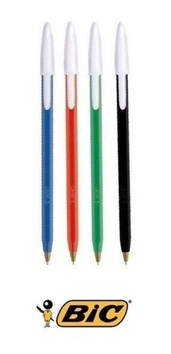 Birome Boligrafo Bic Opaco 1.0 Azul/negro/rojo Caja 50 Un.