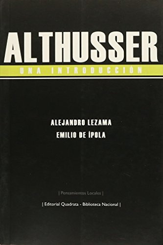 Libro Althusser Una Introduccion De Lezama Alejandro Grupo C