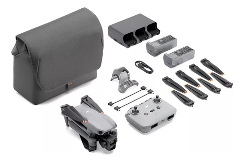 Câmera de controle Drone Dji Air 3 Fly More Combo + 4k branca