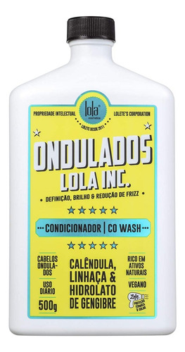 Lola Acondicionador Co Wash Ondulados Curly Vegano 500ml