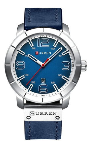 Relógio Masculino Curren Casual Social Pulseira De Couro