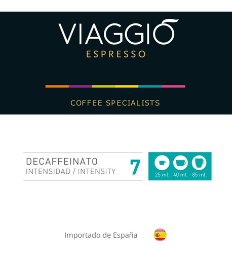 Pack 50 Cápsulas Descafeinado Para Nespresso