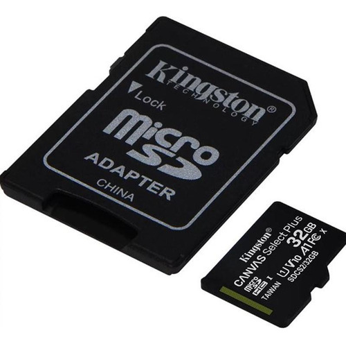 Tarjeta de memoria Kingston Canvas Select Plus de 32 GB y 100 mb