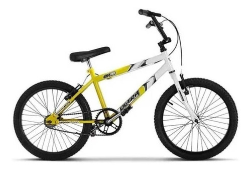 Bicicleta  urbana Ultra Bikes Bike Aro 20 Bicolor freios v-brakes cor amarelo/branco