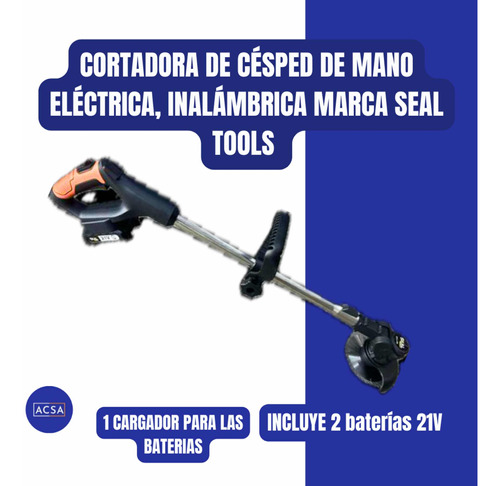 Cortadora De Césped De Mano, Inalámbrica Seal Tools