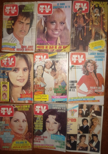  10 Revistas Tele Guias Antiguas