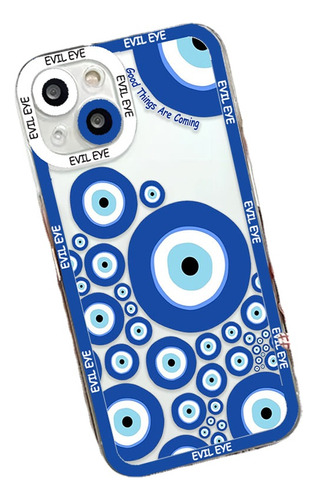 Funda De Teléfono Blue Evil Eye Para iPhone 15, 14, 13, 12,
