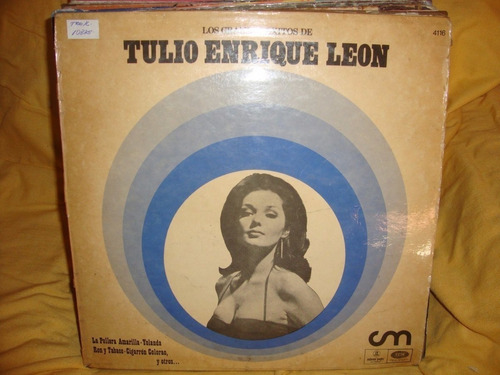 Vinilo Tulio Enrique Leon Los Grandes Exitos Sssss C2