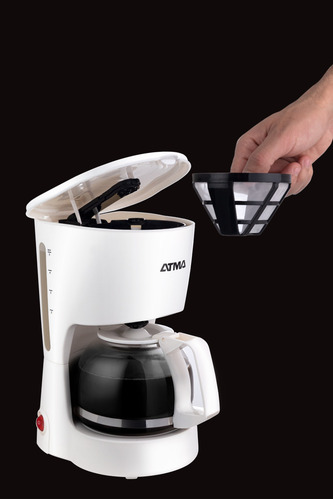 Imagen 3 de 6 de Cafetera Eléctrica Filtro 0.6 L Atma Ca2180p