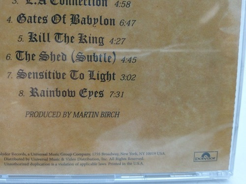 Imagem 3 de 3 de Cd Rainbow Long Live Rock 'n' Roll - Original Lacrado