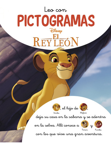 Libro Leo Con Pictogramas Disney. La Historia Del Rey Leo...