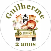 Comprar 30 Adesivos Personalizados Temas Aniversário Festa 5x5 Etiqu