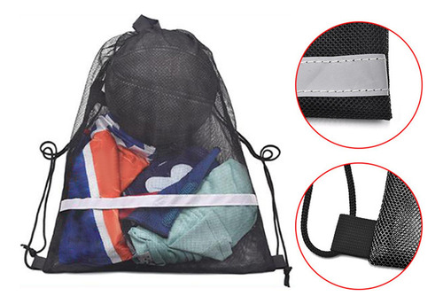 Bolsa De Natación Para Deportes Al Aire Libre Negro