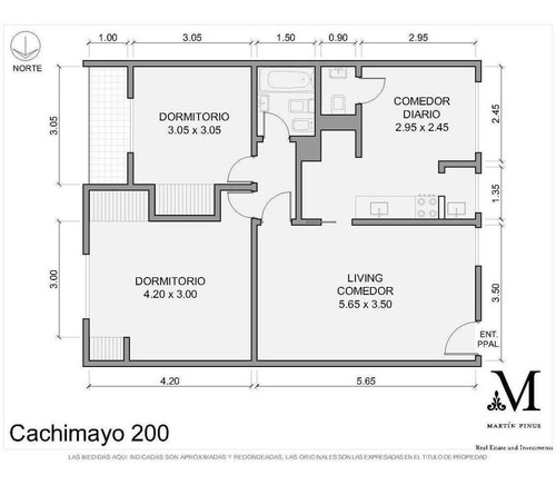 Imagen 14 de 18 de Departamento - Caballito - 3 Amb - Luminoso - Cachimayo - Venta - Oportunidad