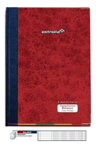 Libro Florete Estrella 96h Forma Francesa Balance 1 Pzs