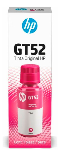 Kit De Relleno De Tinta Hp Gt52 70 Ml Color Magenta