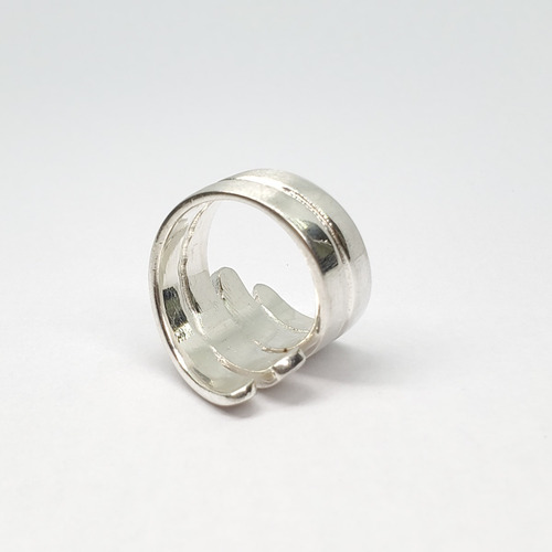 Imagen 5 de 9 de Anillo Plata Rodinada Macizo