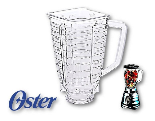 Vaso Para Licuadora Oster Plastico Transparente